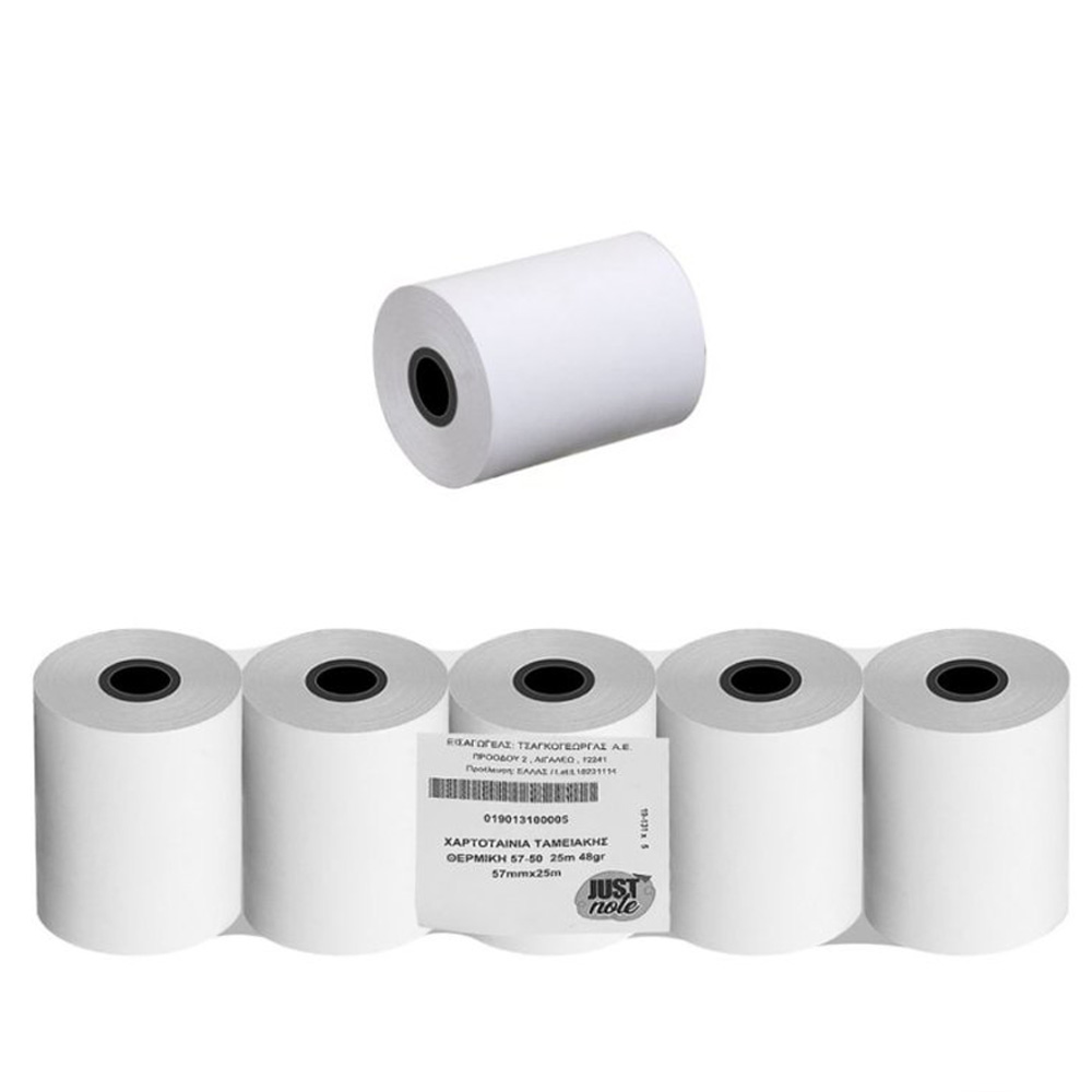 Χαρτοταινία Ταμειακής Θερμική 57-50 25m 48γρ