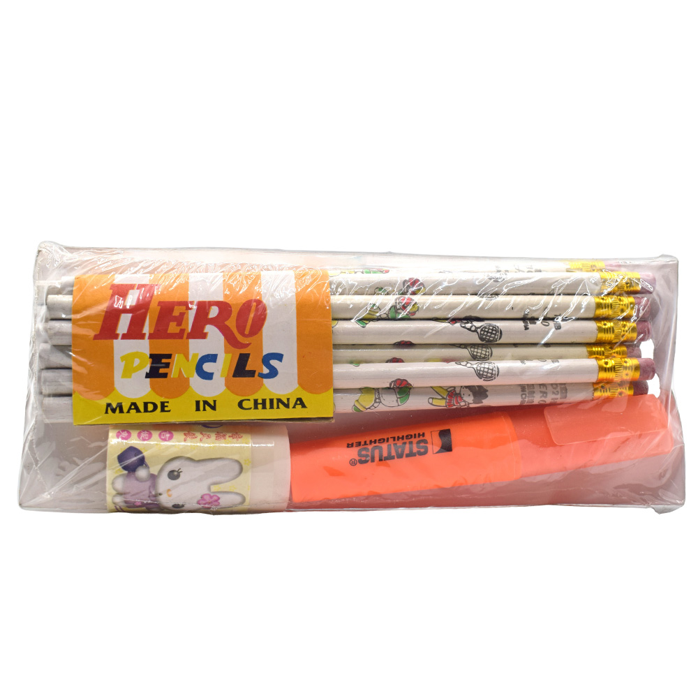 Σετ Μολύβια Με Μαρκαδόρο Επισήμανσης και γόμα